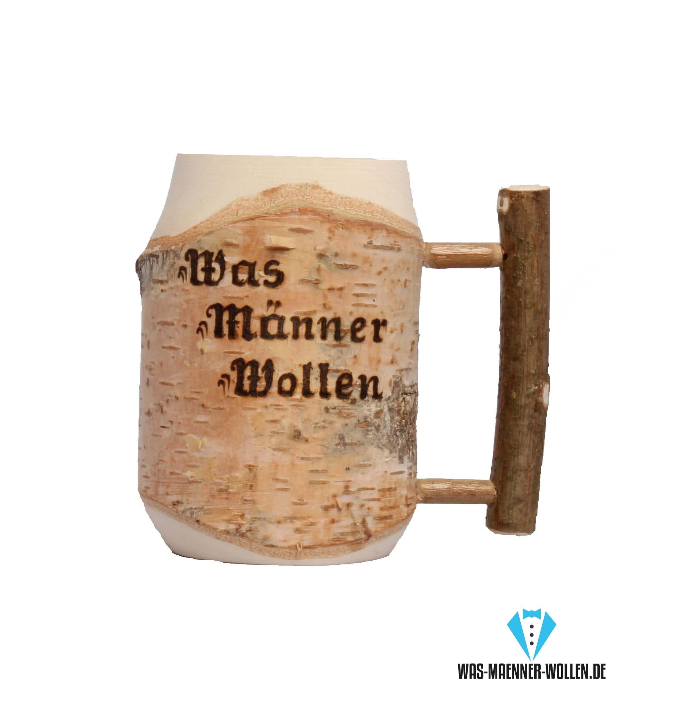 Hölzerner Bierkrug - personalisierte Geschenke für Väter Opa