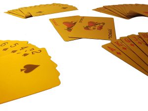 Goldene Spielkarten - Geschenke für Männer