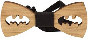 Batman Holzfliege - Fliege aus Holz für Männer - Männergeschenke kaufen