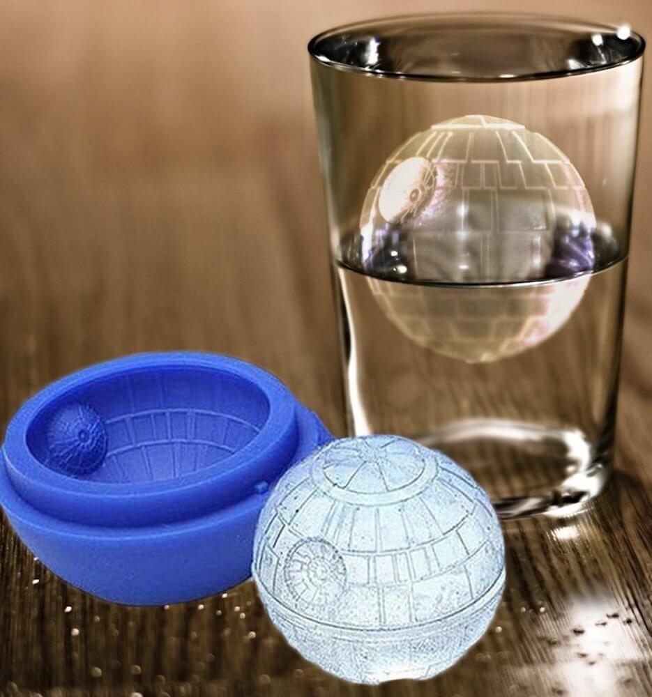 Star-Wars Todesstern Eiskugel Eiswürfel Eiskugel Form aus Silikon Geek-Geschenk für Star Wars Fans
