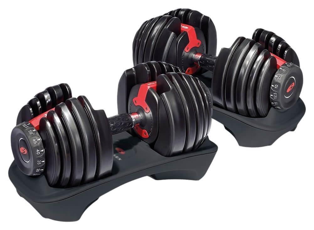 Verstellbare Kurzhantel Set - Intelligentes Hantelsystem - Einstellbare Hanteln kaufen - Geschenk für Sportler - Bowflex