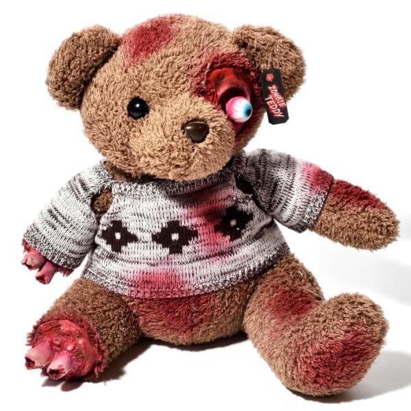 Zombie Teddy kaufen Geschenk für Horror Fans - Teddybär, Kuscheltier, Plüschtier, Stofftier - Amputierte Gleidmaßen 3