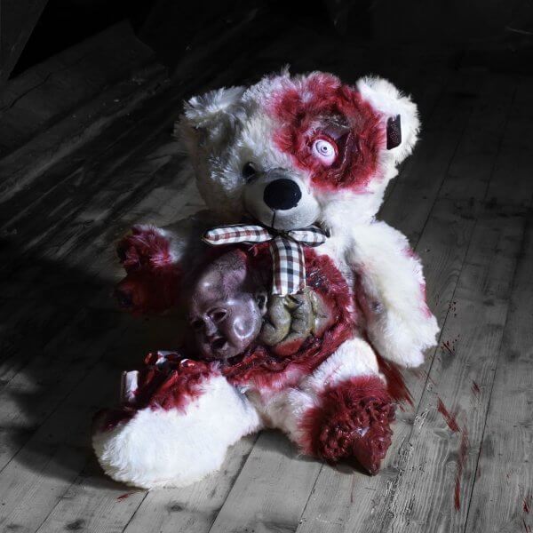 Zombie Teddy kaufen Geschenk für Horror Fans - Teddybär, Kuscheltier, Plüschtier, Stofftier - Kopf aus dem Bauch Männerspielzeug kaufen – Männerspielzeuge finden – Spielzeug für Männer finden – bestes Männerspielzeug – Männerspielzeug im Vergleich