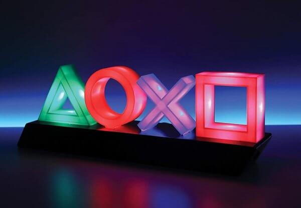 Playstation Icon Lampe leuchtend Geschenk für Bruder Geschenk für Partner Geschenke für Männer kaufen Playstation Geschenk PS Lampe