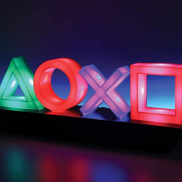 Playstation Icon Lampe leuchtend Geschenk für Bruder Geschenk für Partner Geschenke für Männer kaufen Playstation Geschenk PS Lampe