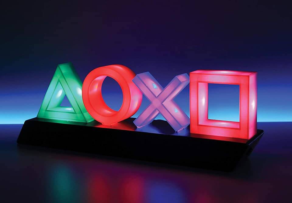 Playstation Icon Lampe leuchtend Geschenk für Bruder Geschenk für Partner Geschenke für Männer kaufen Playstation Geschenk PS Lampe