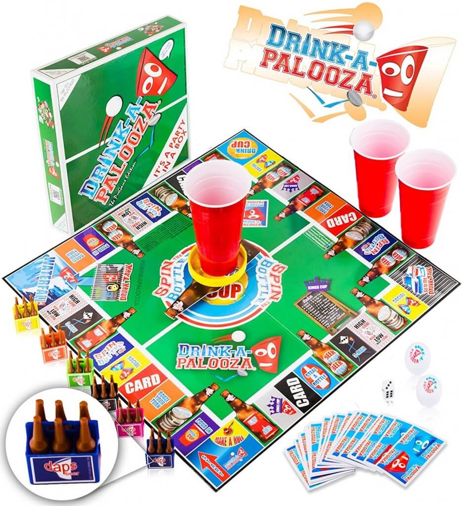 Das beste Trinkspiel Drink-A-Palooza - bestes Männergeschenk Männerspielzeug kaufen – Männerspielzeuge finden – Spielzeug für Männer finden – bestes Männerspielzeug – Männerspielzeug im Vergleich