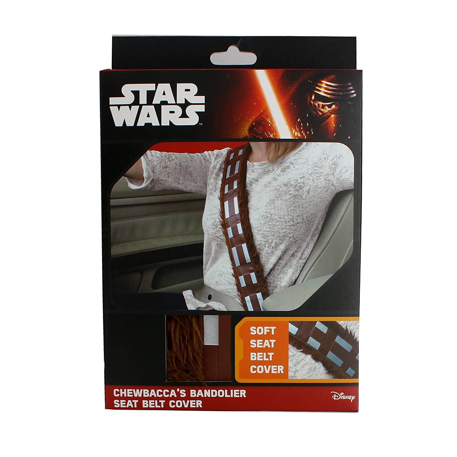 Star Wars Gurtpolster im Chewbacca Design Sicherheitsgurtpolster für Kinder und Erwachsene Nerdgeschenk