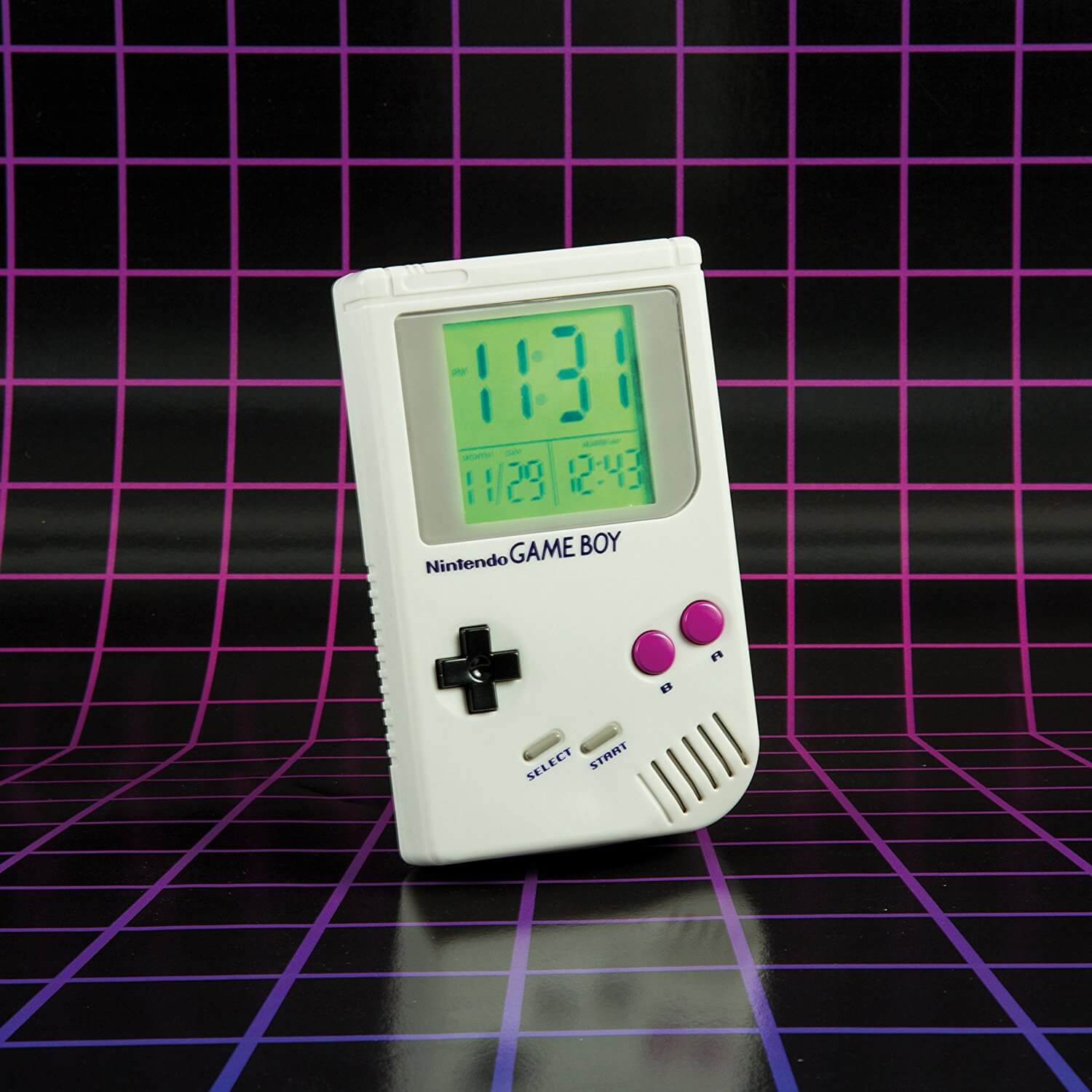 Nintendo Game Boy Wecker Nostalgie Liebhaber lizensierten Männerschlafzimmer Männergeschenk-Idee 1
