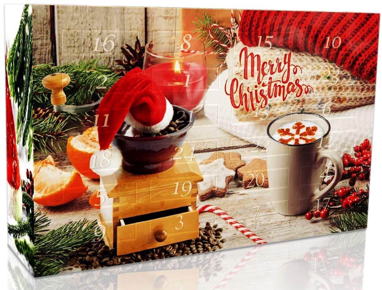 Kaffee Weihnachtskalender Kalender für Kaffetrinker Weihnachtsgeschenk für Kaffeeliebhaber