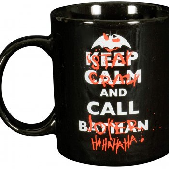 Batman - call joker Lustige Tassen - coole ausgefallene witzige außergewöhnliche Bürotasse