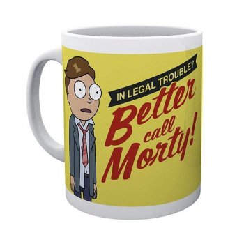 Better Call Morty Rick an Morty Lustige Tassen - coole ausgefallene witzige außergewöhnliche Bürotasse
