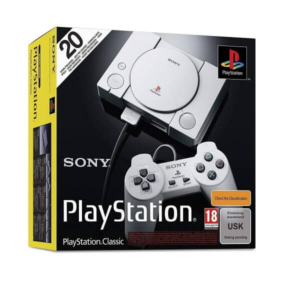 Die 4 besten Mini-Retro-Konsolen – 110% Liebe! www.was-maenner-wollen.de PSone PS1 PSX Playstation Classic günstig kaufen Männerspielzeug Männergeschenke kaufen