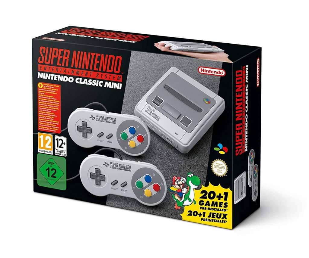 Die 4 besten Mini-Retro-Konsolen – 110% Liebe! www.was-maenner-wollen.de Super Nintendo Entertainment System SNES Retro Geschenke für Männer Nostalgische Geschenke Nintendo Mini Classic Konsole Console Super Nintendo Retro Männerspielzeug Männerspielzeuge verschenken Männergeschenke