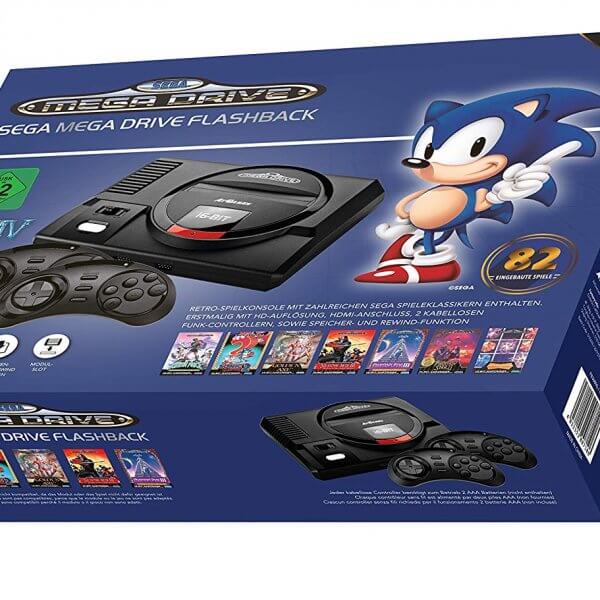 Die 4 besten Mini-Retro-Konsolen – 110% Liebe! www.was-maenner-wollen.de Sega Mega Drive HD Retro Konsole Nostalgische 16Bit Konsole Console Männerspiezeug Männerspielzeuge Männergeschenke Geschenke für Männer