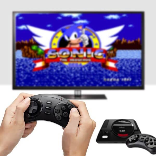 Die 4 besten Mini-Retro-Konsolen – 110% Liebe! www.was-maenner-wollen.de Sega Mega Drive HD Retro Konsole Nostalgische 16Bit Konsole Console Männerspiezeug Männerspielzeuge