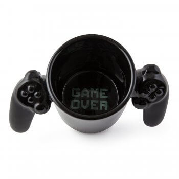 Game Over Playstation Nerd Tasse Gaming Tasse - Lustige Tassen - coole ausgefallene witzige außergewöhnliche Bürotasse