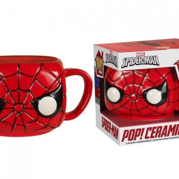 Pop! Spiderman - Lustige Tassen - coole ausgefallene witzige außergewöhnliche Bürotasse