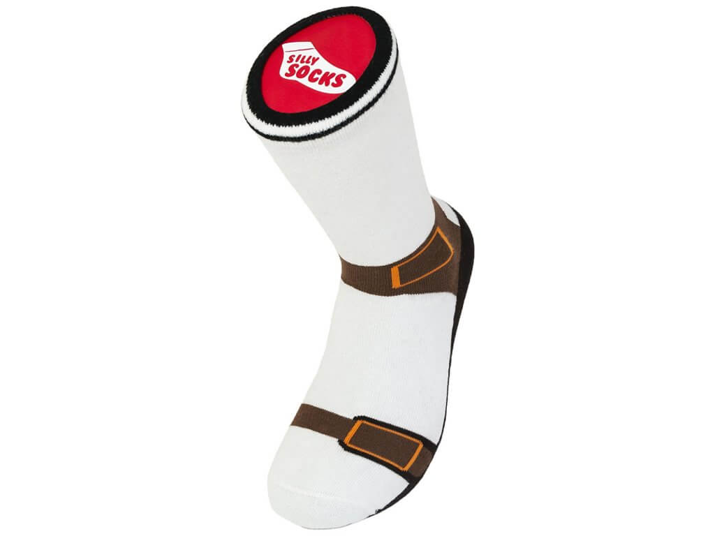 Lustige Rentner Socken Sandaletten Fake Socken - Fake Renter Socken - Lustige Socken für Männer - Socken zum Lachen