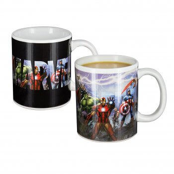 Marvel Thermoeffekt Becher Lustige Tassen - coole ausgefallene witzige außergewöhnliche Bürotasse