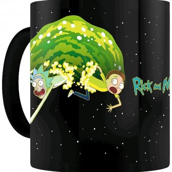 Rick and Morty Kaffeebecher Lustige Tassen - coole ausgefallene witzige außergewöhnliche Bürotasse
