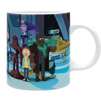 Rick and Morty Keramiktasse Lustige Tassen - coole ausgefallene witzige außergewöhnliche Bürotasse