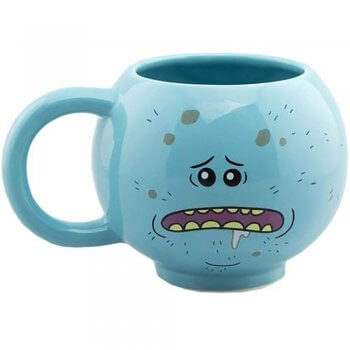 Rick and Morty Meeseeks Meesix Mee6 Tasse - Lustige Tassen - coole ausgefallene witzige außergewöhnliche Bürotasse