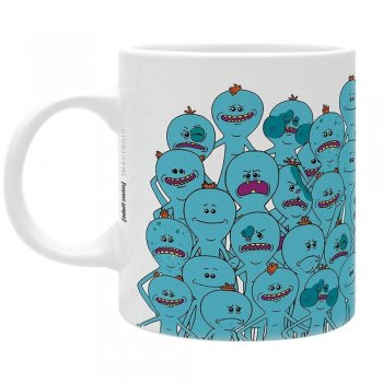 Rick and Morty Portalgun Meeseeks Group - Lustige Tassen - coole ausgefallene witzige außergewöhnliche Bürotasse