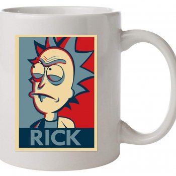 Rick and Morty Rick for President Lustige Tassen - coole ausgefallene witzige außergewöhnliche Bürotasse