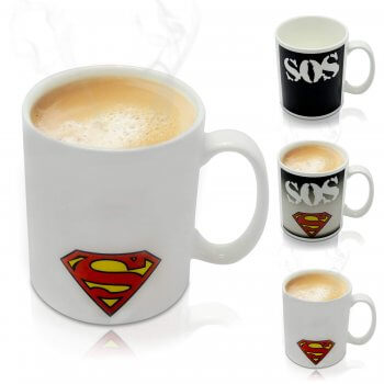 SOS Superman - Lustige Tassen - coole ausgefallene witzige außergewöhnliche Bürotasse