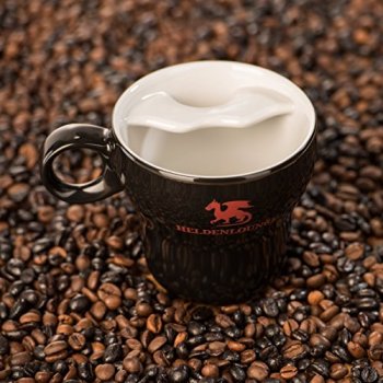 Schnurrbart-Schutz-Becher besonderer Kaffeebecher Lustige Tassen - coole ausgefallene witzige außergewöhnliche Bürotasse