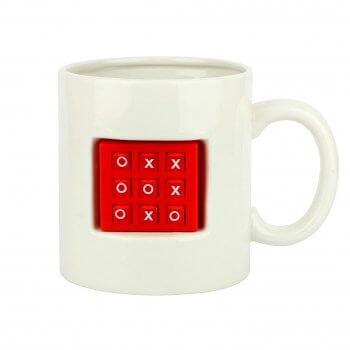 XOXO Tic Tac Toe - Lustige Tassen - coole ausgefallene witzige außergewöhnliche Bürotasse