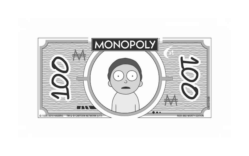 Monopoly Rick and Morty Edition Geld 2
