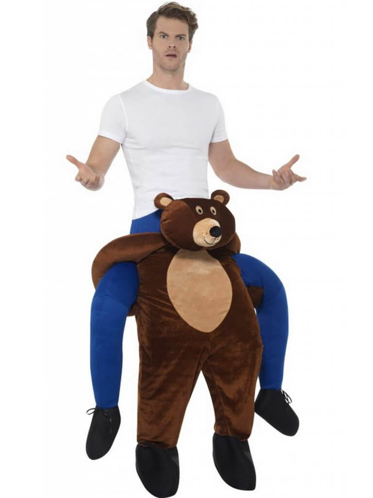 10 Carry Me Bär Teddy Piggyback Ride On auf dem Rücken Faschings Geschenk Kostüm beste Auswahl an Huckepack Kostümen