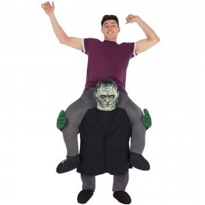 105 Carry Me Kostüm Frankenstein Frankensteins Monster Huckepack Kostüm Dunkles Wesen Verkleidung Fabelwesen Piggyback Ride On auf den Schultern Faschings Karneval Kostüm Halloween
