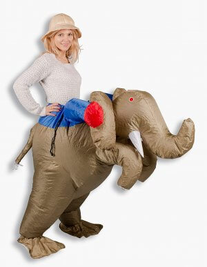 13 Huckepack Elefante Huckepack Kostüm Elefanten Tierkostüm Tierkostüm Piggyback Ride On auf dem Rücken Kostüm Faschings Kostüme Karnevalsverkleidung