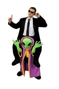 134 Carry Me Kostüm Alien Huckepack Kostüm Ausserirdische Verkleidung Fabelwesen Piggyback Ride On auf den Schultern Kostüm Faschings Karneval Kostüm Halloween JGA Carry Me Bestseller