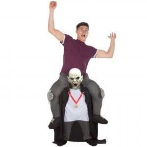 156 Carry Me Kostüm Vampir Huckepack Kostüm Graf Dracula Verkleidung Fabelwesen Ride On auf den Schultern Kostüm Faschings Geschenk Kostüm Fastnacht JGA Carry Me Bestseller