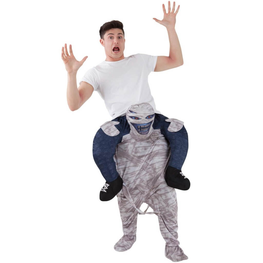 159 Carry Me Kostüm Mumie Huckepack Kostüm Mumien Verkleidung Fabelwesen Piggyback Ride On auf den Schultern Kostüm Faschings Karneval Kostüm Halloween JGA Carry Me Bestseller