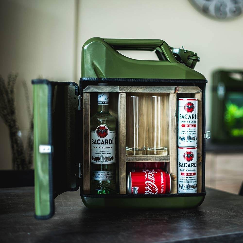 Kanister Bar Benzinkanister Geschenk Kanisterbar Jerrycan Bar Minibar 20L