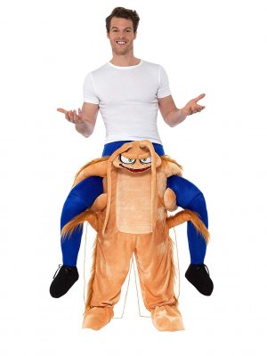 56 Carry Me Kostüm lustiges Kakerlake Huckepack Kostüm Kakerlake Verkleidung Tierkostüm Piggyback Ride On auf den Schultern Faschings Karneval Kostüm Halloween JGA Junggesellenabschied