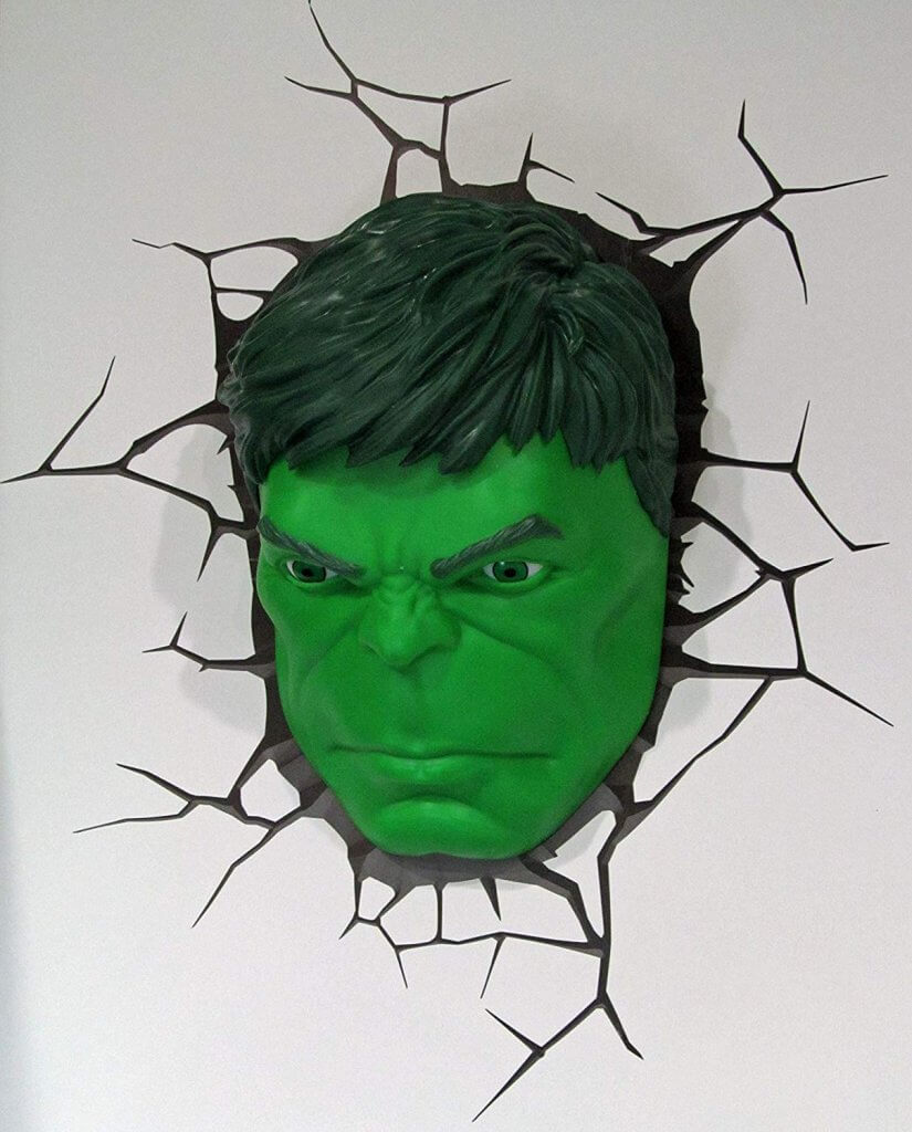 Superhelden 3D Wandleuchten – Optisch ein Highlight - Hulk