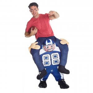 236 Carry Me Kostüm Football Spieler Huckepack Kostüm Footballspieler Verkleidung Fabelwesen Piggyback Ride On Faschings Karneval Kostüm Halloween Fastnacht JGA Carry Me Bestseller DIY