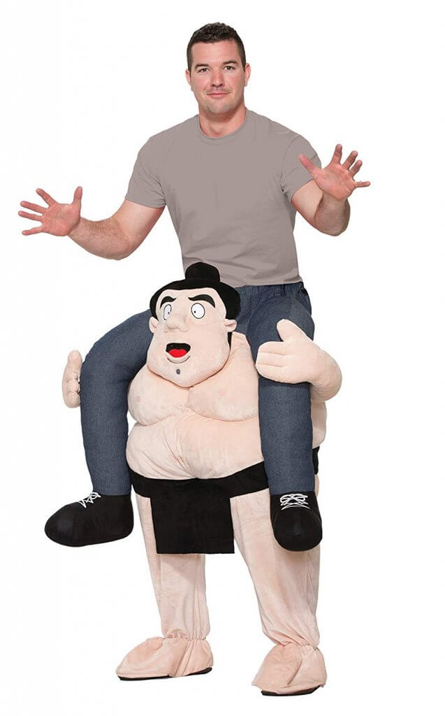 248 Carry Me Kostüm Lift Me Up Sumo Wrestler Verkleidung Piggyback Ride On auf den Schultern Faschings Karneval Kostüm Halloween Junggesellenabschied DIY