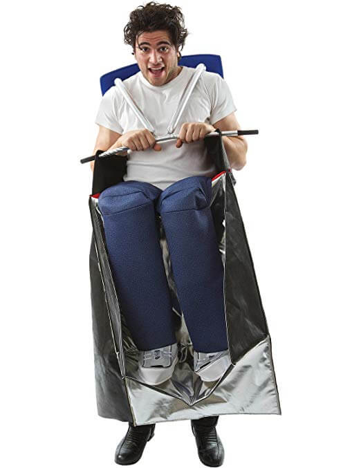 311 Carry Me Kostüm Achterbahn Fahren LIFT ME UP Piggyback Ride On auf den Schultern getragen Rollercoaster Wagen entgleist Faschings Karneval Kostüm Halloween Junggesellenabschied DIY