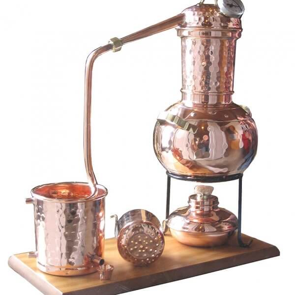 2l Destille „Kalif“ mit Thermometer, mit Aromakorb