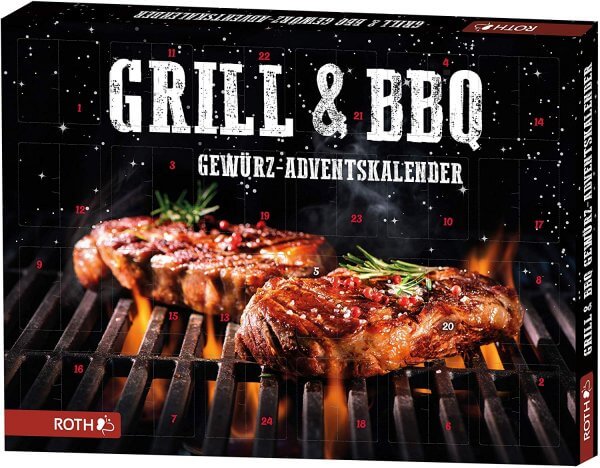 14 Grill und BBQ Gewürzkalender für echte Männer - Adventskalender für Grillmeister - große Auswahl an Männer Adventskalender