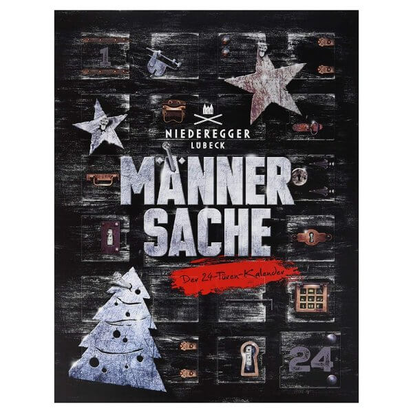 17 Niederegger Adventskalender - Adventskalender für den Mann - Männersache Kalender - Adventskalender für echte Männer