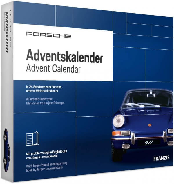 34 Porsche Bausatz als Adventskalender als Geschenk für den Mann - Vorweinachtliches Männergeschenk - Bester Adventskalender für den Mann