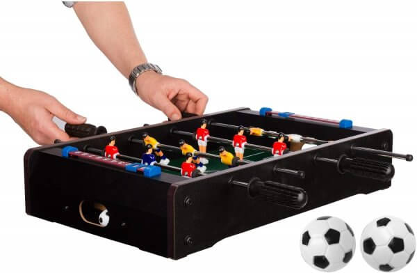 Mittelgroßer Tischkicker - Geschenk unter 15€ - Wichtelgeschenk - Geschenk zu Weihnachen für den Mann - Männergeschenke kaufen